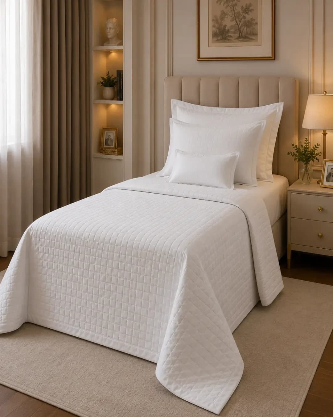 Cobre Leito Decorale Solteiro - 300 fios